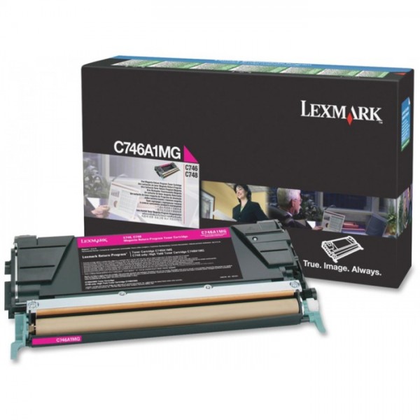 Cartus toner return program C746A1MG magenta Lexmark 7000 pagini