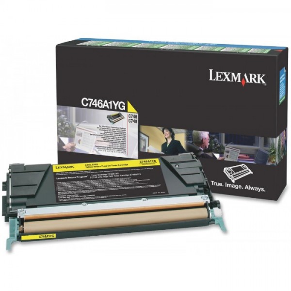 Cartus toner return program C746A1YG galben Lexmark 7000 pagini