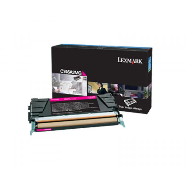 Cartus toner C746A2MG magenta Lexmark 7000 pagini