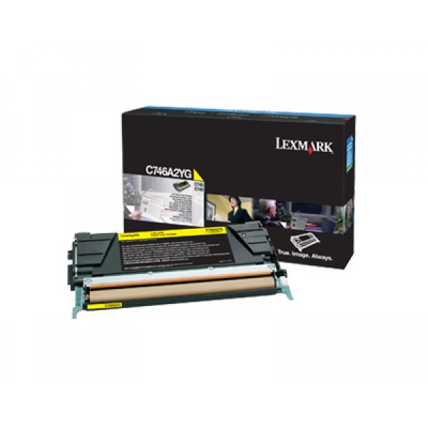 Cartus toner C746A2YG galben Lexmark 7000 pagini