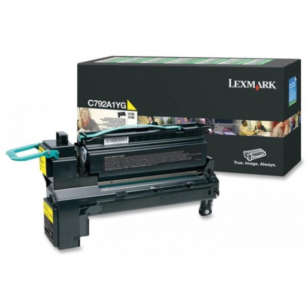 Cartus toner return program C792A1YG galben Lexmark 6000 pagini