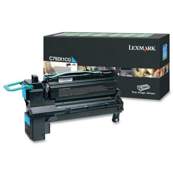 Cartus toner return program C792X1CG cyan Lexmark 20.000 pagini
