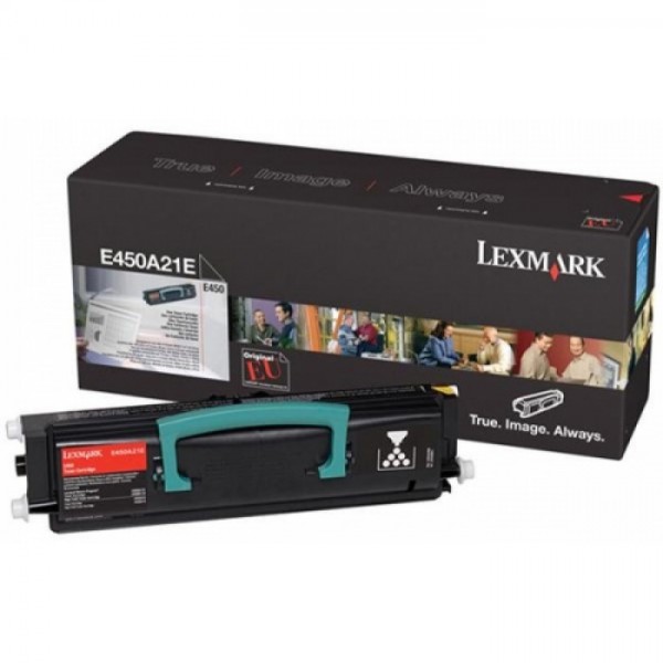 Cartus toner E450A21E negru Lexmark 6000 pagini