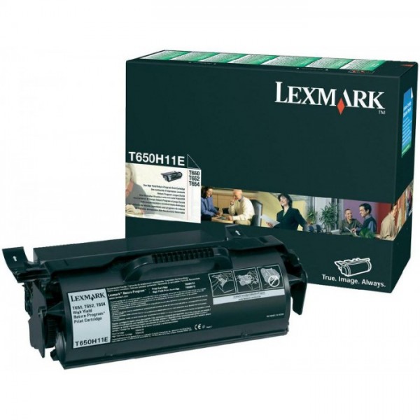 Cartus toner return program T650H11E negru Lexmark 25.000 pagini