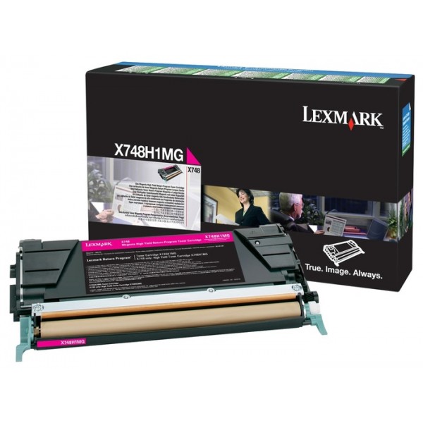 Cartus toner return program X748H1MG (X748) magenta Lexmark 10.000 pagini