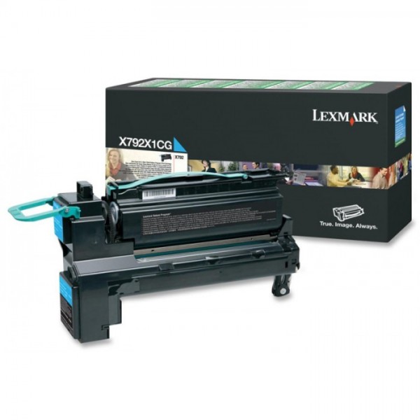 Cartus toner return program X792X1CG cyan Lexmark 20.000 pagini