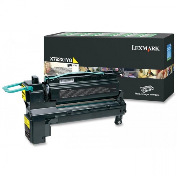 Cartus toner return program X792X1YG galben Lexmark 20.000 pagini