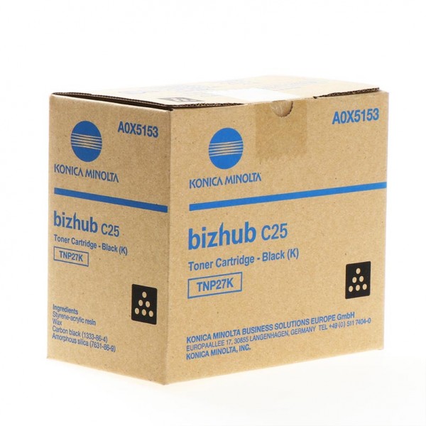 Cartus toner Konica-Minolta Original TNP27K Negru, 5200 pagini