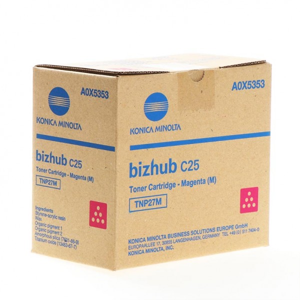 Cartus toner Konica-Minolta Original TNP27M Magenta, 9000 pagini