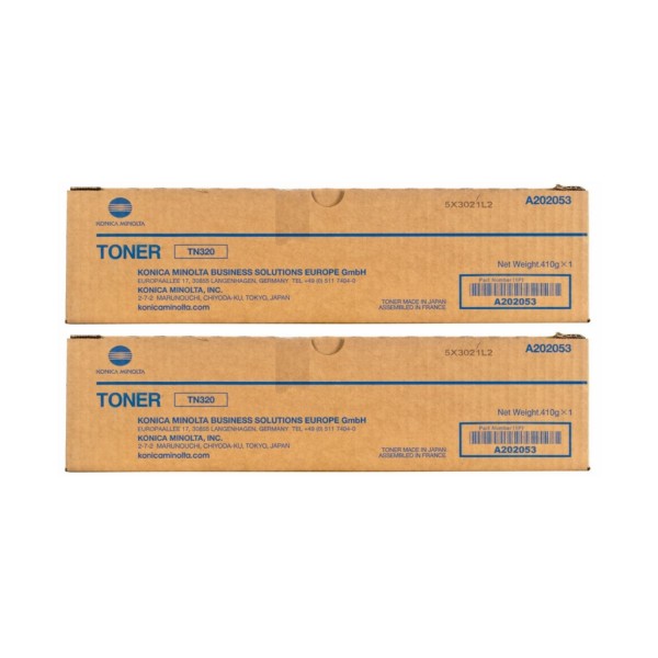 Set Cartuse toner Konica-Minolta Original 2x TN-511 Negru, 64400 pagini si USB Stick