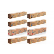 Set Cartuse toner Konica-Minolta Original 2x TN-324K Negru, 2x TN-324C Cyan, 2x TN-324M Magenta, 2x TN-324Y Galben, 212000 pagini si USB Stick