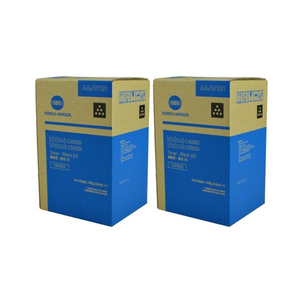 Set Cartuse toner Konica-Minolta Original 2x TN81K Negru, 26000 pagini si USB Stick