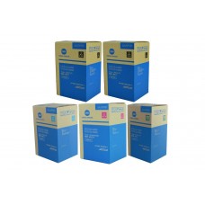 Set Cartuse toner Konica-Minolta Original 2x TN81K Negru, 1x TN81C Cyan, 1x TN81M Magenta, 1x TN81Y Galben, 53000 pagini si USB Stick