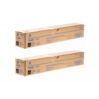 Set Cartuse toner Konica-Minolta Original 2x TN-319K Negru, 58000 pagini si USB Stick