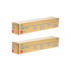 Set Cartuse toner Konica-Minolta Original 2x TN-319M Magenta, 52000 pagini si USB Stick