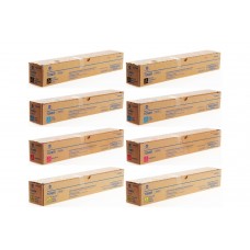 Set Cartuse toner Konica-Minolta Original 2x TN512K Negru, 2x TN512C Cyan, 2x TN512M Magenta, 2x TN512Y Galben, 211000 pagini si USB Stick