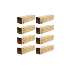 Set Cartuse toner Konica-Minolta Original 2x TN711K Negru, 2x TN711C Cyan, 2x TN711M Magenta, 2x TN711Y Galben, 283400 pagini si USB Stick