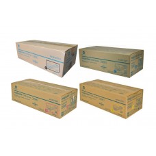 Set Cartuse toner Konica-Minolta Original 1x TNP-20K Negru, 1x TNP-20C Cyan, 1x TNP-20M Magenta, 1x TNP-20Y Galben, 20000 pagini si USB Stick