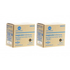 Set Cartuse toner Konica-Minolta Original 2x TNP-18K Negru, 12000 pagini si USB Stick