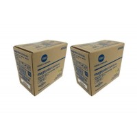 Set Cartuse toner Konica-Minolta Original 2x TNP-18Y Galben, 12000 pagini si USB Stick