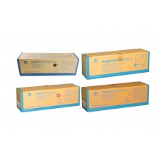 Set Cartuse toner Konica-Minolta Original 1x A06V152 Negru, 1x A06V452 Cyan, 1x A06V352 Magenta, 1x A06V252 Galben, 24000 pagini si USB Stick