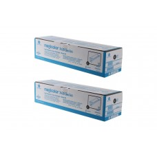 Set Cartuse toner Konica-Minolta Original 2x 8938-621 Negru, 30000 pagini si USB Stick