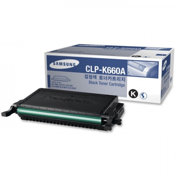 Cartus Toner Original Samsung (CLP-K660A) ST899A Negru, 2500 pagini