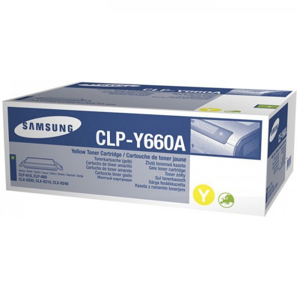 Cartus Toner Original Samsung (CLP-Y660A) ST953A Galben, 2000 pagini