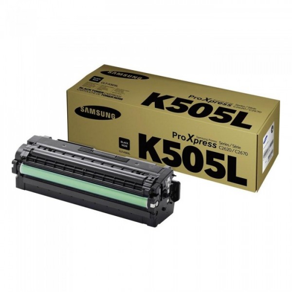 Cartus Toner Original Samsung (CLT-K505L) SU168A Negru, 6000 pagini