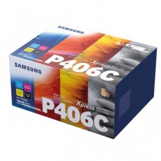 Set Cartuse Toner Original Samsung (CLT-P406C) SU375A Negru si color, 4500 pagini