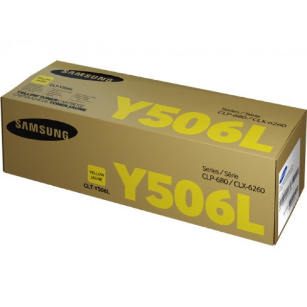 Cartus Toner Original Samsung (CLT-Y506L) SU515A Galben, 3500 pagini