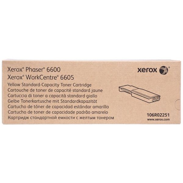 Cartus toner Original Xerox 106R02251 Galben, 2000 pagini