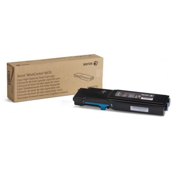 Cartus toner Original Xerox 106R02752 Cyan, 7500 pagini