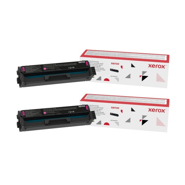 Set 2 Cartuse Toner Original Xerox 2x006R04397 Magenta, 5000 pagini, USB Stick