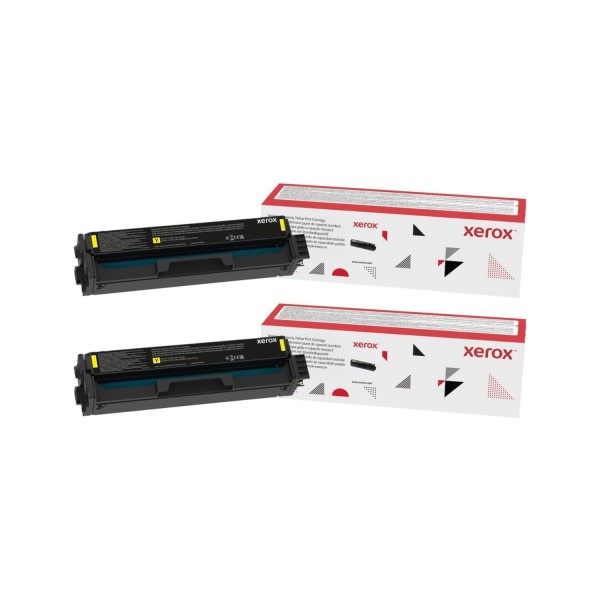 Set 2 Cartuse Toner Original Xerox 2x006R04390 Galben, 3000 pagini, USB Stick
