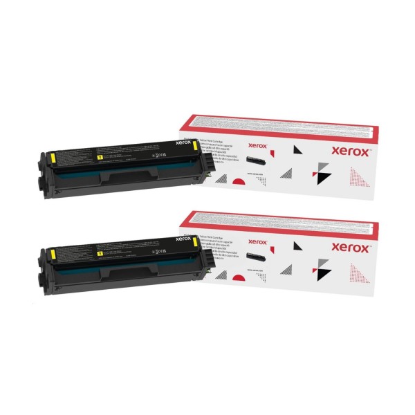 Set 2 Cartuse Toner Original Xerox 2x006R04398 Galben, 5000 pagini, USB Stick