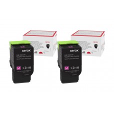 Set 2 Cartuse Toner Original Xerox 2x006R04370 Magenta, 11000 pagini, USB Stick