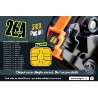 Set Chip SCC Compatibil HP26A, CF226A Negru, 3100 pagini si Pix Radius