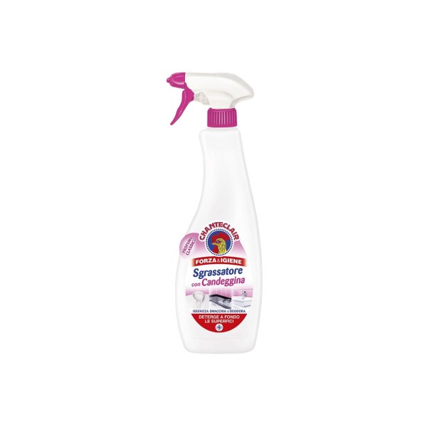 Degresant Spray Chanteclair cu Candeggina 625ml, Solutie Puternica pentru Bucatarie si Baie