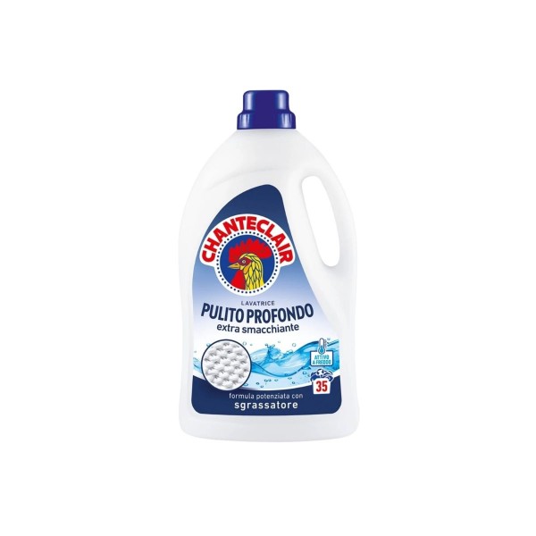 Detergent Lichid Chanteclair Pulito Profondo Sgrassatore 1.575L, 35 Spalari, pentru Rufe Albe si Colorate