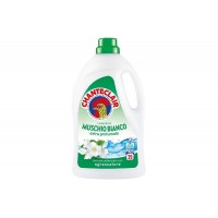 Detergent Lichid Chanteclair Muschio Bianco (Mosc Alb) 1.575L, 35 Spalari, pentru Rufe Albe si Colorate