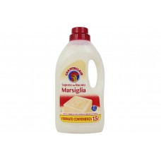 Detergent Lichid Chanteclair cu Sapun Natural Marsiglia 1.5L, 27 Spalari, pentru Rufe Albe si Colorate