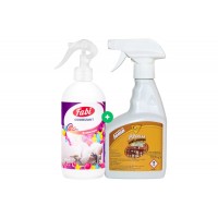 Set profesional Odorizant cameră și interior auto Flavored Gum – Miros jucăuș de gumă de mestecat + Soluție curățare și întreținere lemn 500ml