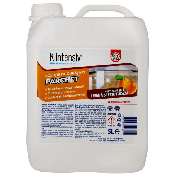 Soluție Curățare Parchet 5 Litri – Îngrijire Delicată și Protecție Durabilă pentru Suprafețe Din Lemn