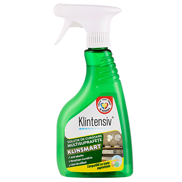 Soluție Universală de Curățare – KlinSMART 500 ml, Multisuprafețe, cu Efect Remanent și Putere Profesională