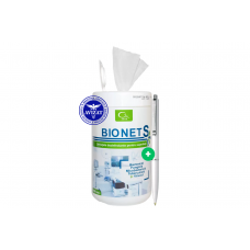 Set Bionet S Servetele Umede Dezinfectante Profesionale + Pix Schneider – Bactericid, Virucid, Fungicid si Micobactericid pentru Suprafete