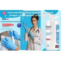 Șervețele Dezinfectante pentru Suprafețe - DEZIDIOL WIPES TP2, 120 buc. – Protecție Antimicrobiană și Curățare Profesională, Pix Radius