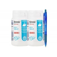 Dezinfectant Tablete Clor – KLINTENSIV Fizzy Tablet, 2x40 buc, Putere Maximă de Curățare și Igienizare, Pix Xball