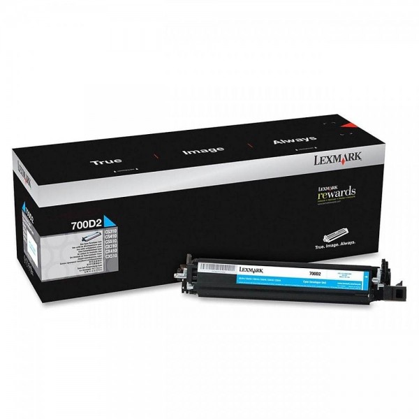 Cartus drum cyan Lexmark 70C0D20 (700D2) 40000 pagini