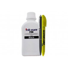 Set Flacon Cerneala InkMate Compatibil Epson (110) 1x500ml Negru, Pix Schneider si Textmarker Non-Toxic